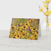 Wild Flowers Scripting Note Kaart Proverbs 3:5 (Gele Bloem)