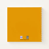 Wild Flowers: Sinaasappel Wit Roze Notitieboek (Achterkant)