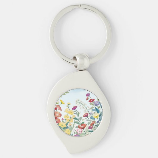 Wild Flowers Sleutelhanger (Voorkant)