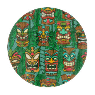 Wild Flowers Waterverf: kleurrijk naadloos Snijplank