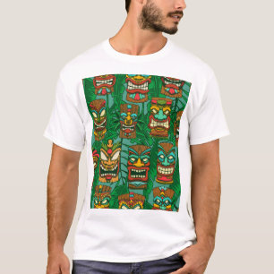 Wild Flowers Waterverf: kleurrijk naadloos T-shirt