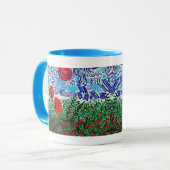 Wild Flowers Wild Sky Coffee Mok (Voorkant links)