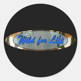 Wild for Life Logo Ronde Sticker