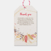 Wild Forest Bloemen Varen Paddenstoelen Foliage Br Cadeaulabel (Voorkant)