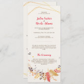 Wild Forest Bloemen Varen Paddenstoelen Foliage Br Programma (Voorkant / Achterkant)