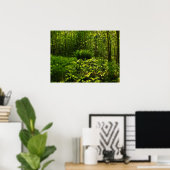 Wild Forest Ferns Poster (Thuiskantoor)