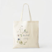 Wild Forest Floral Bridesmaid Tote Bag (Voorkant)