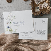 Wild Forest Floral Menu Keuze RSVP