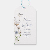 Wild Forest Floral Wedding Gift Labels Cadeaulabel (Voorkant)