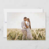 Wild Forest Greenery Foto Wedding Save The Date (Achterkant)