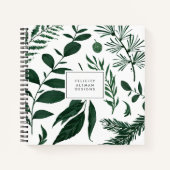 Wild Forest Personalized Notitieboek (Voorkant)