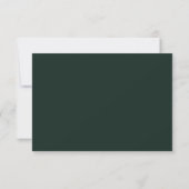Wild Forest Pine Trees Bruiloft QR Code RSVP Kaartje (Achterkant)