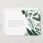 Wild Forest Save the Date Kaart (Voorkant)