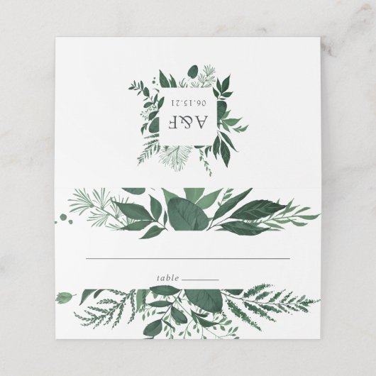 Wild Forest Wedding (Buitenkant ongevouwen)