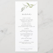 Wild Forest Wedding Menu (Voorkant)