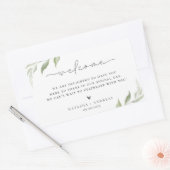 Wild Forest Welcome Rectangular Sticker (Envelop)