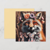 Wild fox wearing a tie cute  (Voorkant / Achterkant)