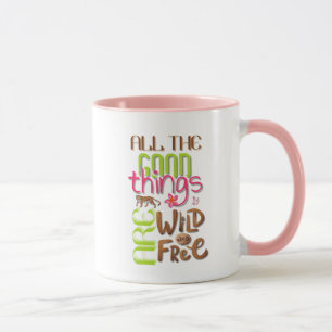 "Wild & Free: laat je geest de vrije loop" Mok