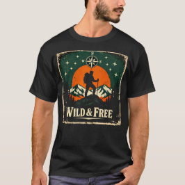 Wild & Free – Outdoor Freedom Nature Spirit Tee T-shirt