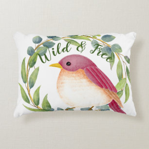 Wild & Free Song Bird Accent Kussen