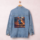 Wild & Free : Zebra Tattoo Denim Jacket" Ya "Bold (Hangar)