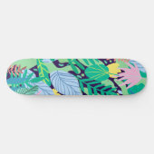 Wild Garden | Eclectisch modern Oerwoud van Boho Skateboard (Horizontaal)