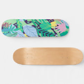 Wild Garden | Eclectisch modern Oerwoud van Boho Skateboard (Horizontaal)