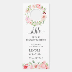 Wild Garden Floral bruiloft gast niet storen