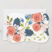 Wild Garden Floral Moederdag Brunch Uitnodiging (Achterkant)