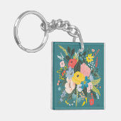 Wild Garden Flowers Sleutelhanger (Voorkant Links)