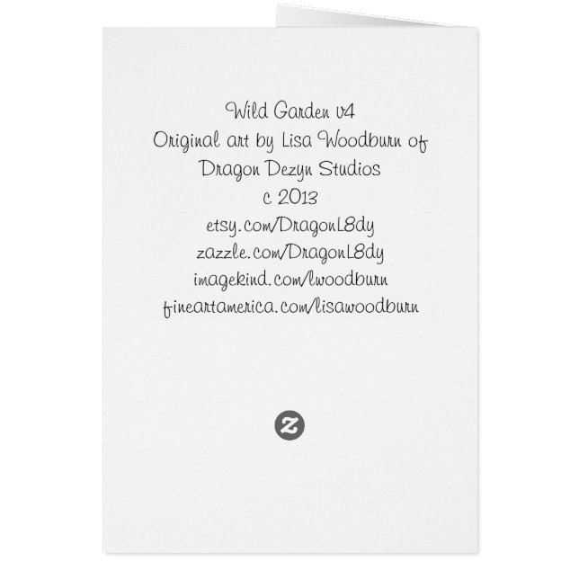 Wild Garden v4 collectie (Achterkant)