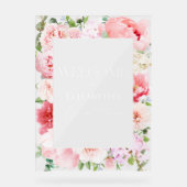 Wild Garden Vrijgezellenfeest Welkom Acryl Teken Acryl Bord (Voorkant)