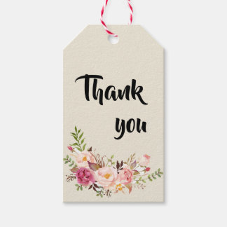 Wild Garden Wedding Gift Label Cadeaulabel