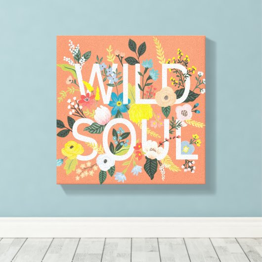 Wild Garden, Wild Soul 3 Canvas Afdruk (Insitu (Houten vloer))