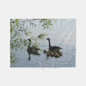 Wild Geese Fleece Blanket Deken (Voorkant (Horizontaal))