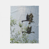 Wild Geese Fleece Blanket Deken (Voorkant)