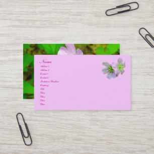 Wild Geranium reeks overeenkomende items Visitekaa Visitekaartje