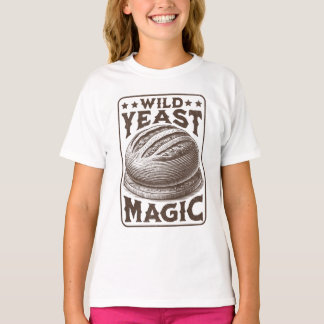 Wild Gist Magic Sourdough Brood Bakken Liefhebber T-shirt