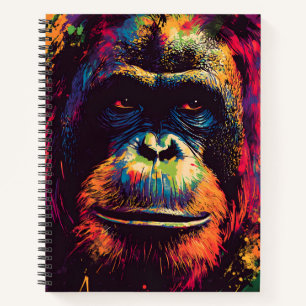 Wild Graffiti Urban Oerwoud Gorilla Notitieboek