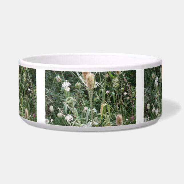 Wild Grasses Dog Bowl Voerbakje (Voorkant)