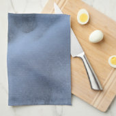 Wild Gray Wolf Paw Print in Winter Snow Theedoek (Quarter Fold)