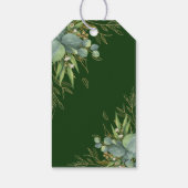 Wild Green Merci Feuille Favoriser les étiquettes  (Dos)