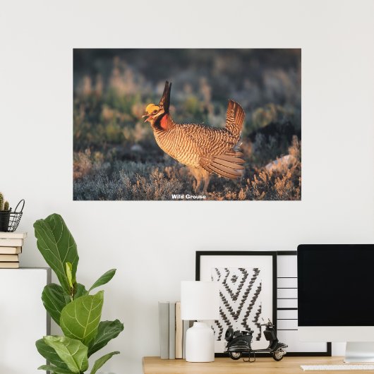 Wild Grouse Poster (Thuiskantoor)