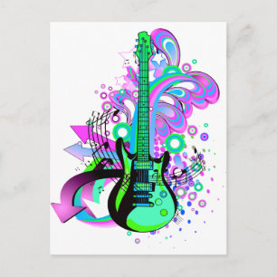 Wild Guitar Briefkaart