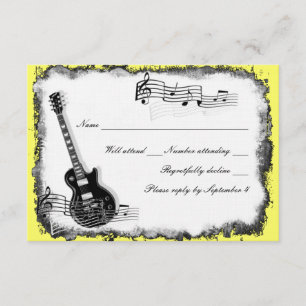 Wild Guitar Yellow Music RSVP