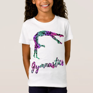 Wild Gymnastiek Meisje Gymnastiek met dierenprin T-shirt