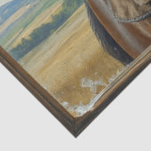 Wild Gypsy girl with her horse Tissuepapier (Detail)