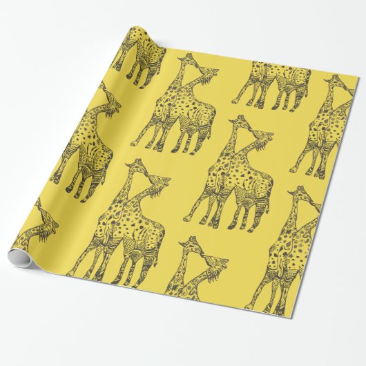 Wild hart Wrapping Papier (Uitgerold)