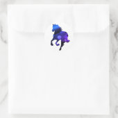 Wild Heart, Blue Horse Sticker (Tas)