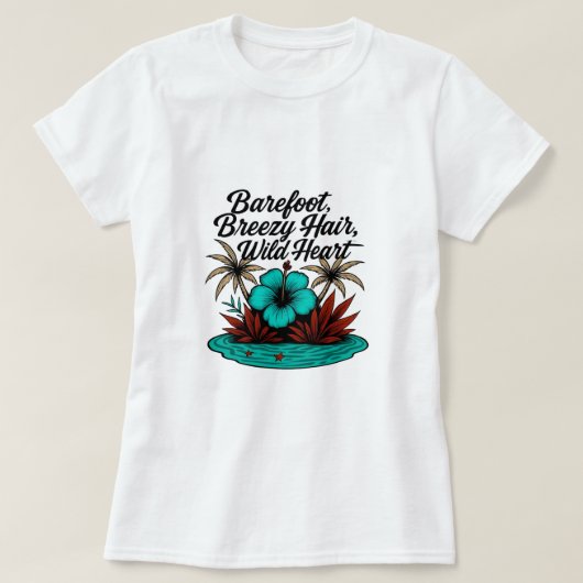 Wild Heart Boho Summer T-shirt (Design voorkant)